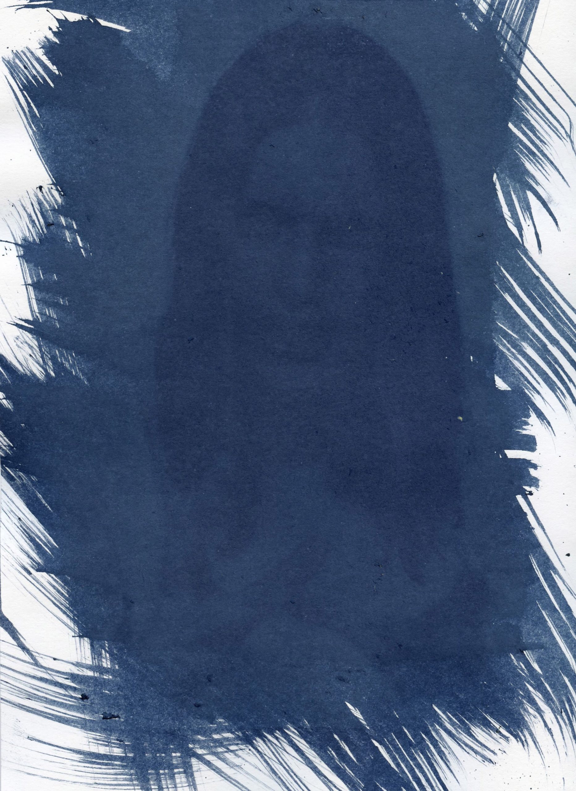Cyanotype Handprint of Fergus Bailey