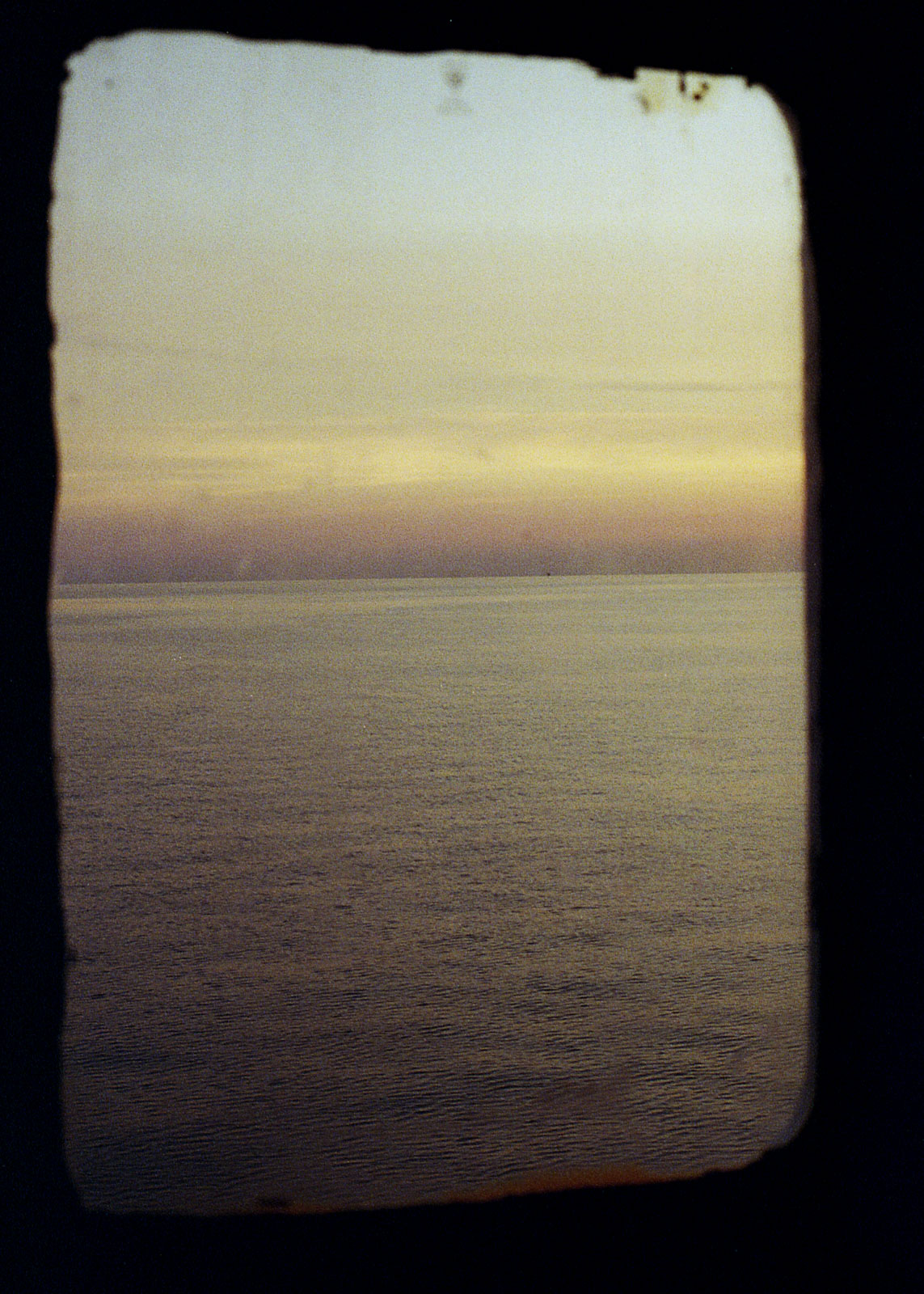 Adriatic Sea from the ferry window
